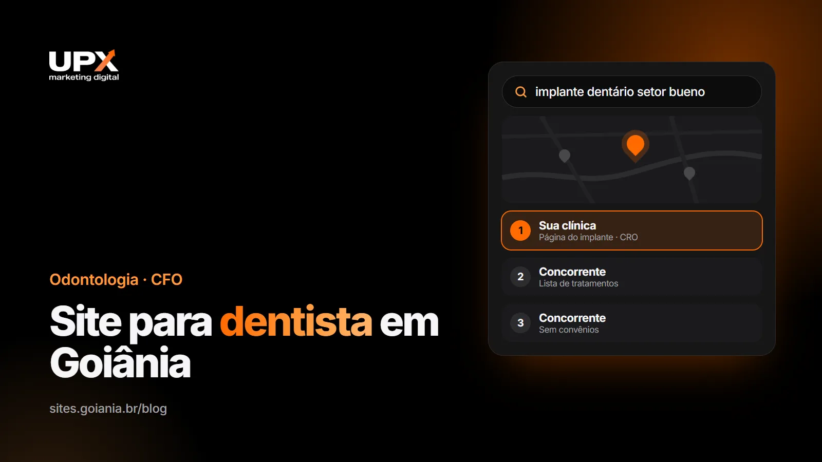 Site para dentista em Goiânia: tratamentos, agendamento e confiança