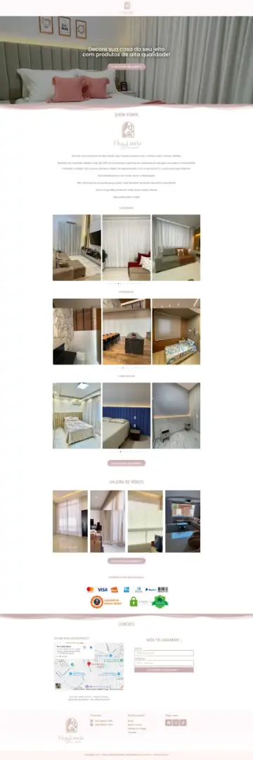 Site Flor Linda Decor desenvolvido pela Sites Goiânia